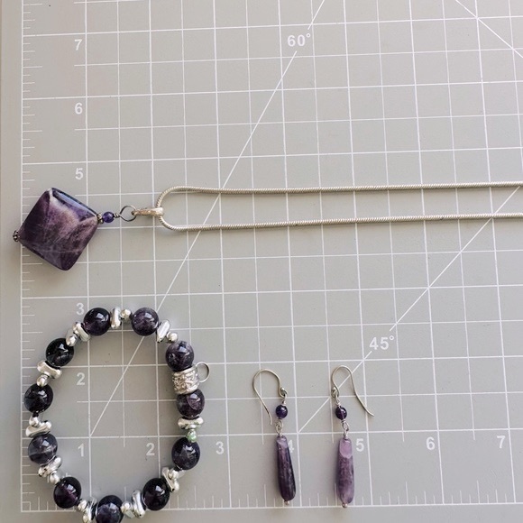 Natural Amethyst Jewelry lot - Picture 13 of 15